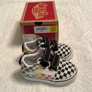 Rainbow check Vans - size 5m